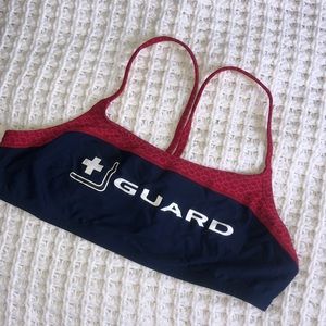 Lifeguard baiting suit top